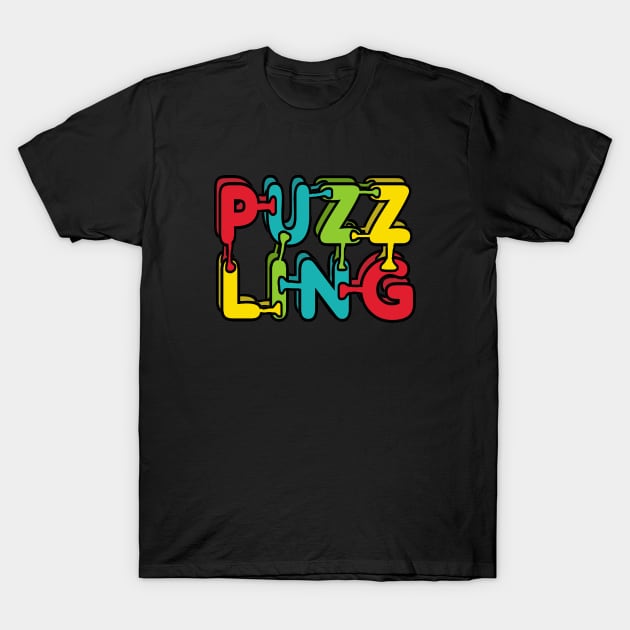 Puzzling T-Shirt by Mark Ewbie